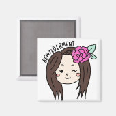 Natas Remi "Chibi" Magnet (Vorderseite/Rückseite)