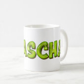 Natascha Name Kiwi Style Tasse Kaffeetasse (VorderseiteRechts)