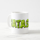 Natascha Name Kiwi Style Tasse Kaffeetasse (Vorderseite Links)