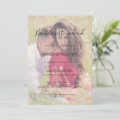 Natasha 2 Foto Bachelorette Weekend & Itinerary Einladung (Stehend Vorderseite)