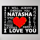 Natasha I Liebe You Poster (Vorne)