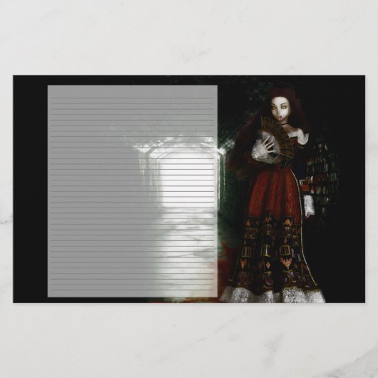 Natasha Lined Stationery Briefpapier (Vorderseite)