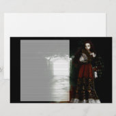 Natasha Lined Stationery Briefpapier (Vorne/Hinten)