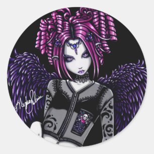 Natasha Pink Guardian Angel Stickers
