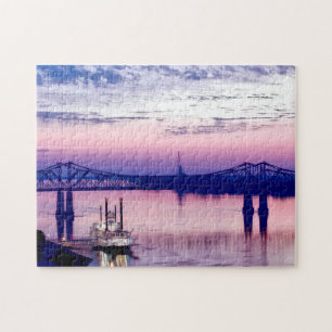 Natchez Mississippi Flussdampfer. Puzzle