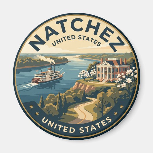Natchez Mississippi Magnet (Vorne)