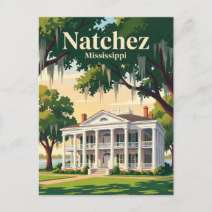 Natchez Mississippi Postkarte