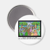 Natchez, MS 1865 Funny Gifts T-Shirts & Sammlerstü Magnet (Vorderseite/Rückseite)