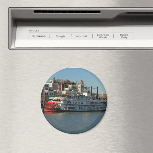 Natchez River Boat New Orleans Magnet (In Situ (Geschirrspüler))