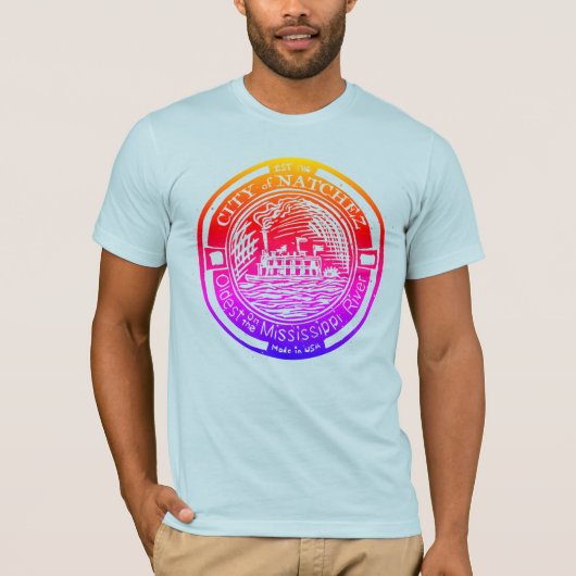 Natchez Sewer Cover Rainbow T-Shirt (Vorderseite)