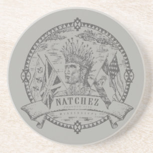 Natchez Siegel-Untersetzer Getränkeuntersetzer
