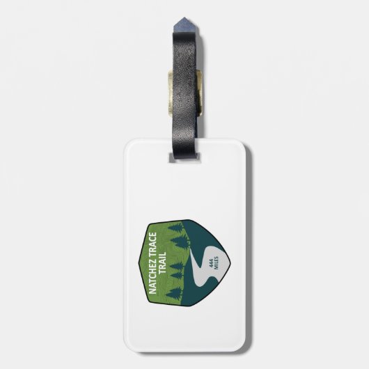 Natchez Trace Gepäckanhänger (Rückseite vertikal)