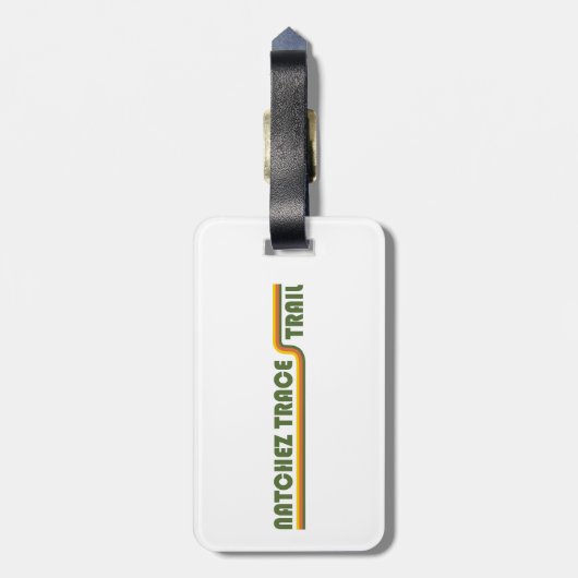 Natchez Trace Gepäckanhänger (Rückseite vertikal)