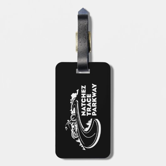 Natchez Trace Gepäckanhänger (Rückseite vertikal)