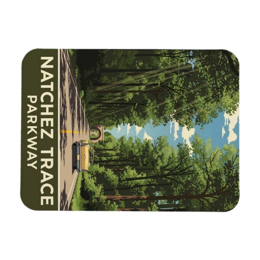 Natchez Trace Magnet (Horizontal)