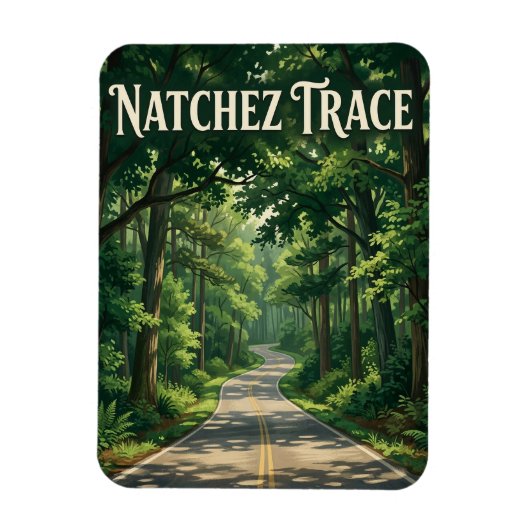 Natchez Trace Magnet (Vertikal)