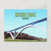 Natchez Trace Parkplatz Tennessee Mississippi
