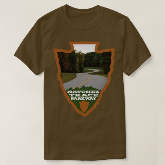 Natchez Trace Parkway arrowhead T-Shirt (Design vorne)