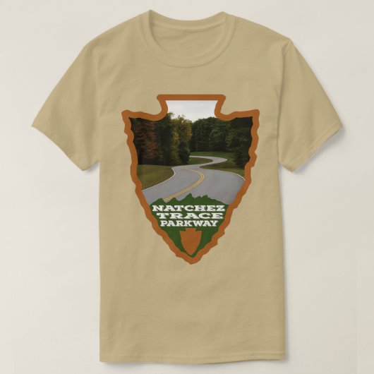 Natchez Trace Parkway arrowhead T-Shirt (Design vorne)