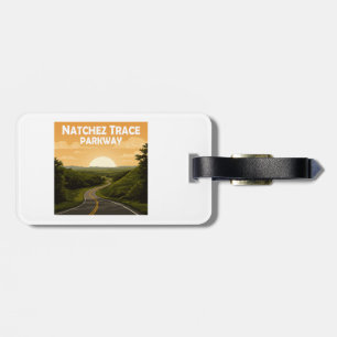 Natchez Trace Parkway Mississippi Landschaft Gepäckanhänger
