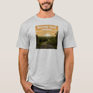 Natchez Trace Parkway Mississippi Landschaft T-Shirt