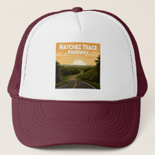 Natchez Trace Parkway Mississippi Landschaft Truckerkappe