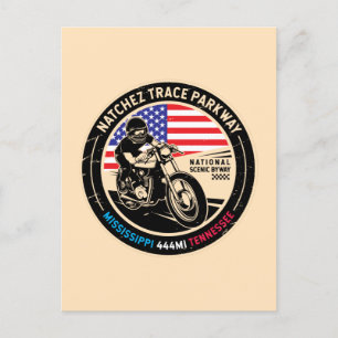 Natchez Trace Parkway National Landschaftlich Postkarte