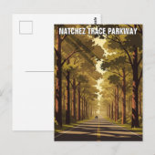 Natchez Trace Parkway Postkarte (Vorne/Hinten)