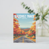Natchez Trace Parkway Postkarte (Stehend Vorderseite)