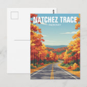 Natchez Trace Parkway Postkarte (Vorne/Hinten)