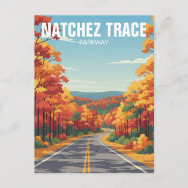 Natchez Trace Parkway Postkarte