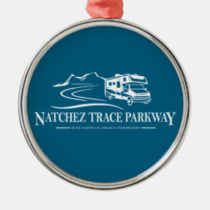 Natchez Trace Parkway Recreational Vehicle Ornament Aus Metall
