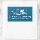 Natchez Trace Parkway Recreational Vehicle Rechteckiger Aufkleber (Tasche)