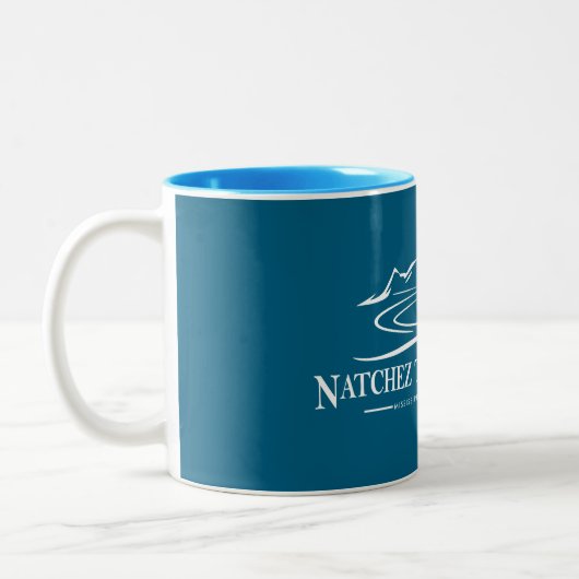 Natchez Trace Parkway Recreational Vehicle Zweifarbige Tasse (Links)
