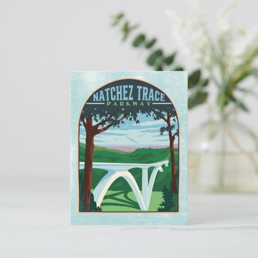 Natchez Trace Postkarte (Stehend Vorderseite)