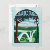 Natchez Trace Postkarte (Vorne/Hinten)