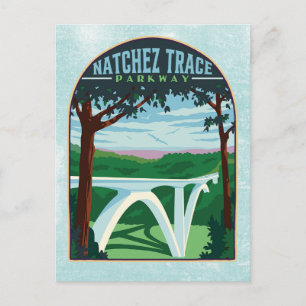 Natchez Trace Postkarte