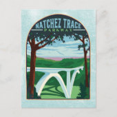 Natchez Trace Postkarte (Vorderseite)