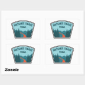 Natchez Trace Rechteckiger Aufkleber (Blatt)