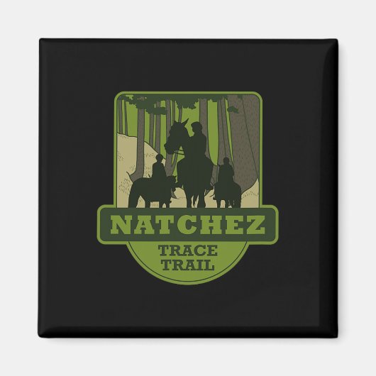 Natchez Trace - Reiten Magnet (Vorne)