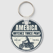 Natchez Trace Road Mississippi Tennessee Schlüsselanhänger (Vorderseite)