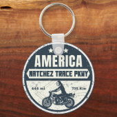 Natchez Trace Road Mississippi Tennessee Schlüsselanhänger (Vorderseite)