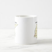 Natchez Trace Route Karte Kaffee Tasse (Mittel)