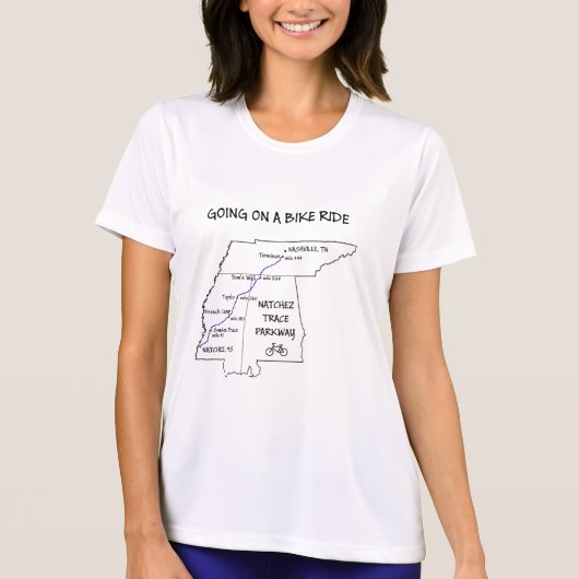 Natchez Trace Route T - Shirt (Vorderseite)