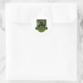 Natchez Trace Trail - Reiten  Runder Aufkleber (Tasche)