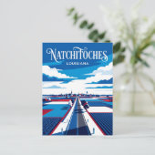 Natchitoches USA Postkarte (Stehend Vorderseite)