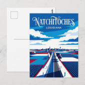 Natchitoches USA Postkarte (Vorne/Hinten)