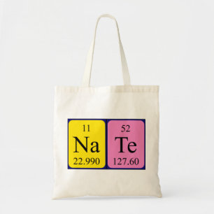 Nate Periodic Table name tobag Tragetasche