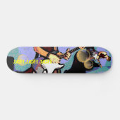 Nate und Gitarre Skateboard (Horizontal)