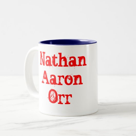 Nathan Aaron Orr Tasse (Vorderseite Links)